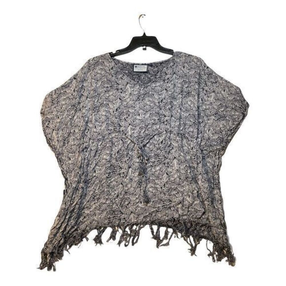 Mountain Warehouse Shirt lightweight Boho Oversized Fringe Shell Size 10